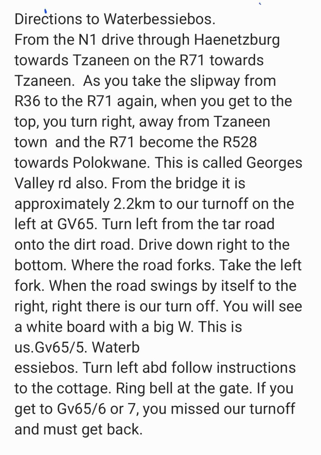Waterbessiebos Cottage Tzaneen Luaran gambar